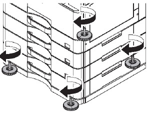 Sharp - BP-20M22 - BP-DS12/DS13 (HIGH/LOW STAND) - Installation - Step 7 BP-DS12/DS13 (HIGH/LOW STAND) - Installation - Step 7