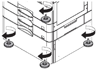 Sharp - BP-20M22 - BP-DS12/DS13 (HIGH/LOW STAND) - Installation - Step 8 BP-DS12/DS13 (HIGH/LOW STAND) - Installation - Step 8
