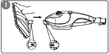 POLTI - Vaporetto SV240 - BUG 'SHVABRASIDAN FOYDALANISH UCHUN TAYYORGARLIK - 1-qadam BUG 'SHVABRASIDAN FOYDALANISH UCHUN TAYYORGARLIK - 1-qadam