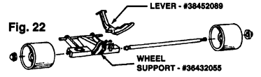 Maytag - LEGACY - Msaidizi wa gurudumu la mbele/magurudumu/lever - Muundo wa hivi karibuni Msaidizi wa gurudumu la mbele/magurudumu/lever - Muundo wa hivi karibuni
