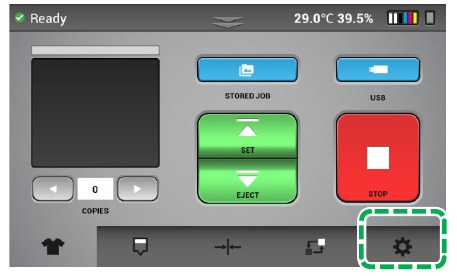 Ricoh - Ri 1000 - Nozzle Strong Maintenance - Step 1 Nozzle Strong Maintenance - Step 1