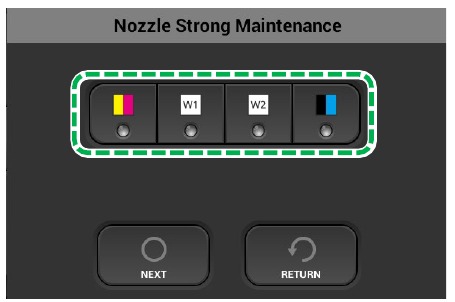 Ricoh - Ri 1000 - Nozzle Strong Maintenance - Step 4 Nozzle Strong Maintenance - Step 4