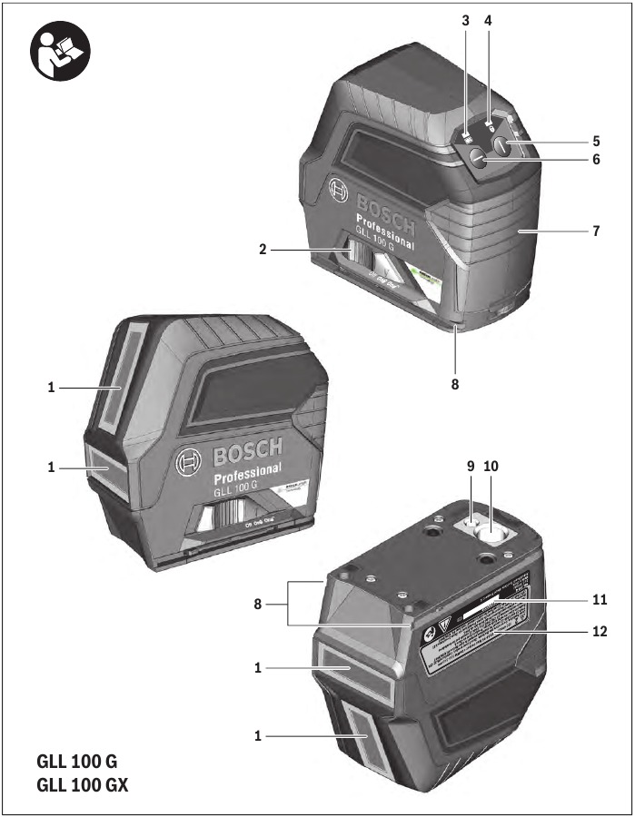 Bosch - GLL 100 G - Recursos - Parte 1 Recursos - Parte 1