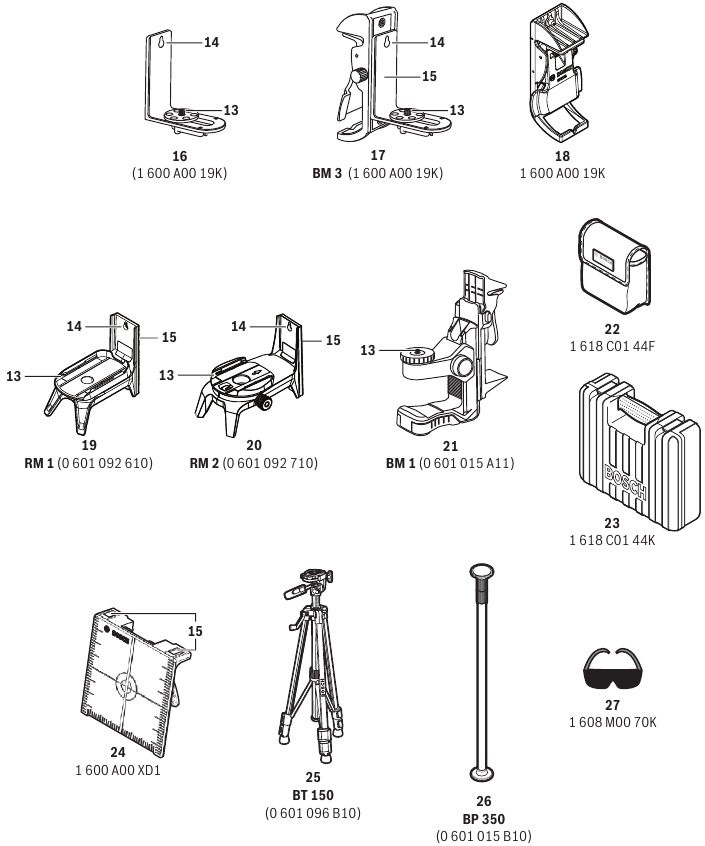 Bosch - GLL 100 G - Recursos - Parte 2 Recursos - Parte 2