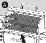 Dimna cev Pit Boss na rešetki za kuhanje