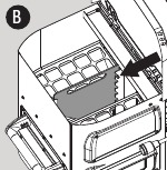 Pregrada zalogovnika nameščena na višjo zarezo
