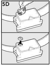 Снятие пластиковой крышки