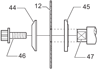 Makita - LS0714 - ASSEMBLY - Installing or removing saw blade - Step 2 ASSEMBLY - Installing or removing saw blade - Step 2