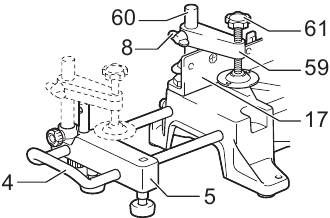 Makita - LS0714 - ASSEMBLY - Vertical vise ASSEMBLY - Vertical vise