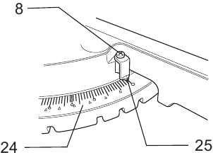 Makita - LS0714 - MAINTENANCE - Adjusting the cutting angle - Step 3 MAINTENANCE - Adjusting the cutting angle - Step 3