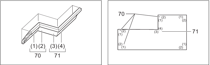 Makita - LS0714 - OPERATION - Cutting crown and cove moldings - Step 2 OPERATION - Cutting crown and cove moldings - Step 2