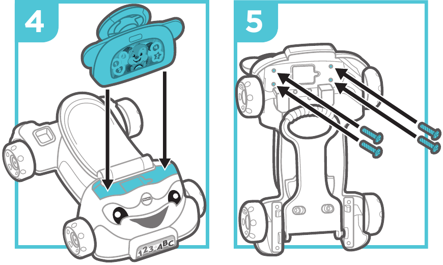 Fisher-Price - Laugh & Learn 3-in-1 Smart Car - Montimi - Hapi 4 Montimi - Hapi 4