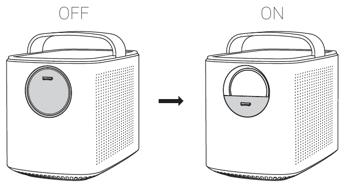 Anker - Nebula Mars II Pro - Be / ki kapcsolás Be / ki kapcsolás