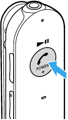 Sony - MDR-EX31BN - Pairing and Connecting with the BLUETOOTH Device - Step 1 Pairing and Connecting with the BLUETOOTH Device - Step 1