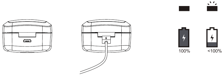 Motorola - MOTO BUDS 100 - Зарядтау Зарядтау