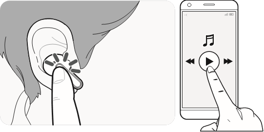 LG - TONE Free TONE-FP6 - Musikwiedergabe Musikwiedergabe