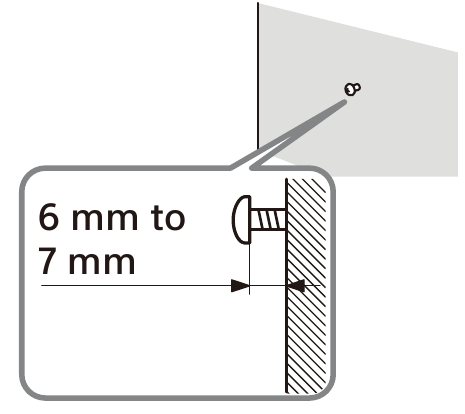 Sony - HT-S20R - Montáž reproduktorů na zeď - Krok 2 Montáž reproduktorů na zeď - Krok 2