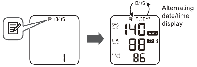 Omron - 5 Series - Rodmenų peržiūra, saugoma atmintyje Rodmenų peržiūra, saugoma atmintyje