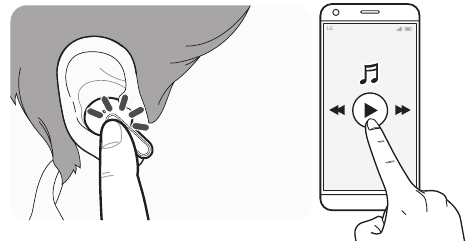LG - TONE Free TONE-UFP9 - Musikwiedergabe Musikwiedergabe