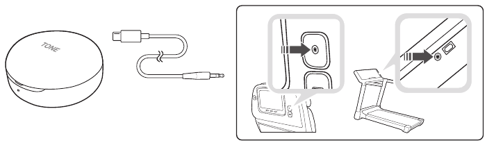 LG - TONE Free TONE-UFP9 - Plug and Wireless-Modus Plug and Wireless-Modus
