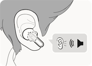 LG - TONE Free TONE-UFP9 - Ohrhörer tragen - Schritt 2 Ohrhörer tragen - Schritt 2