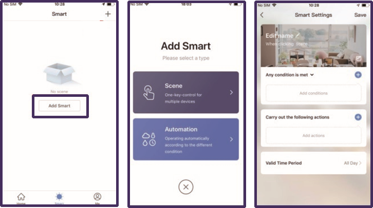 Home Venus - Smart Bulb - Smart Features - Automation Smart Features - Automation