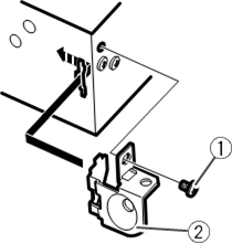 Pioneer - MVH-S520BT - DIN Mount Installation - Using the Bracket - Step 1 DIN Mount Installation - Using the Bracket - Step 1