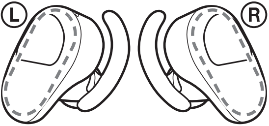 Sony - WF-SP800N - Udhëzime të shpejta Hapi 3 Udhëzime të shpejta Hapi 3