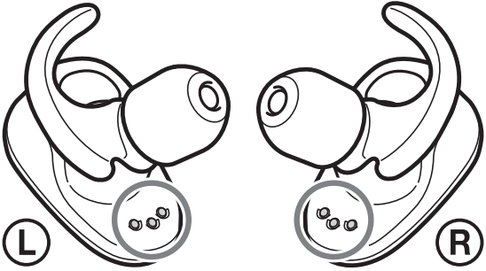 Sony - WF-SP800N - Udhëzime të shpejta Hapi 4 Udhëzime të shpejta Hapi 4