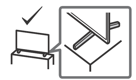 Sony - BRAVIA KD-75X75CH - Zapobieganie przewróceniu się telewizora Krok 1 Zapobieganie przewróceniu się telewizora Krok 1
