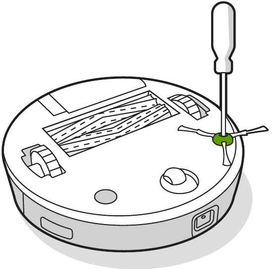 iRobot - Roomba j7 - Kusafisha Brashi ya Kufagia Pembeni Kusafisha Brashi ya Kufagia Pembeni