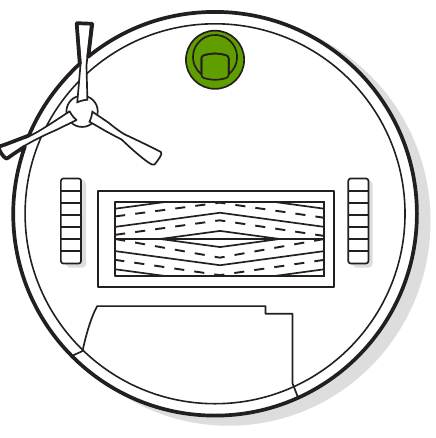 iRobot - Roomba j7 - Kusafisha Gurudumu la Mbele la Caster Hatua ya 1 Kusafisha Gurudumu la Mbele la Caster Hatua ya 1