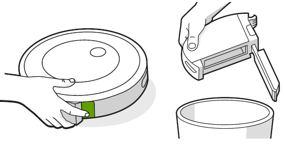iRobot - Roomba j7 - Kusafisha Sensor za Taka Imejaa Hatua ya 1 Kusafisha Sensor za Taka Imejaa Hatua ya 1