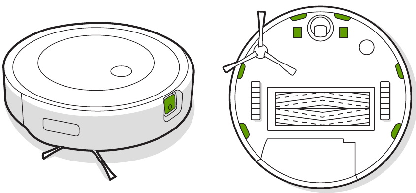 iRobot - Roomba j7 - Kusafisha Sensor, Dirisha la Kamera na Anwani za Kuchaji Hatua ya 1 Kusafisha Sensor, Dirisha la Kamera na Anwani za Kuchaji Hatua ya 1