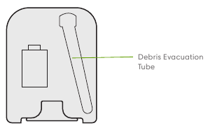 iRobot - Roomba j7+ - Vista inferior de la eliminación automática de suciedad Vista inferior de la eliminación automática de suciedad