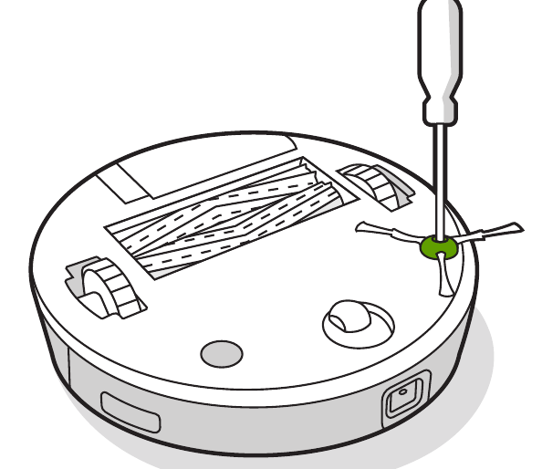 iRobot - Roomba j7+ - Limpieza del cepillo para esquinas Limpieza del cepillo para esquinas