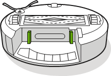 iRobot - Roomba j7+ - Limpieza de los sensores de depósito lleno Paso 2 Limpieza de los sensores de depósito lleno Paso 2