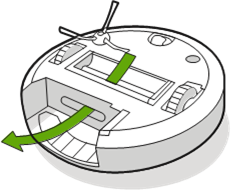 iRobot - Roomba j7+ - Limpieza de los sensores de depósito lleno Paso 5 Limpieza de los sensores de depósito lleno Paso 5