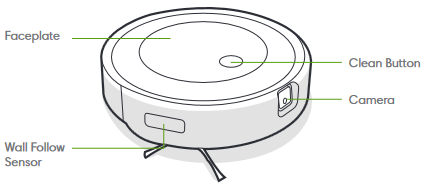 iRobot - Roomba j7+ - Vista superior Vista superior