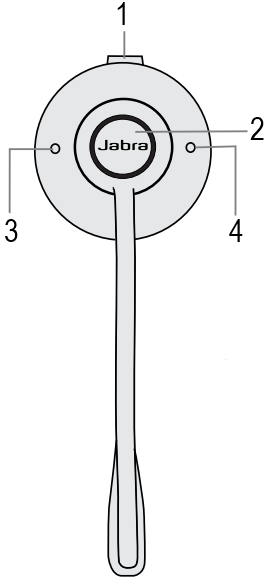 Jabra - Engage 75 - Бутони Стъпка 2 Бутони Стъпка 2