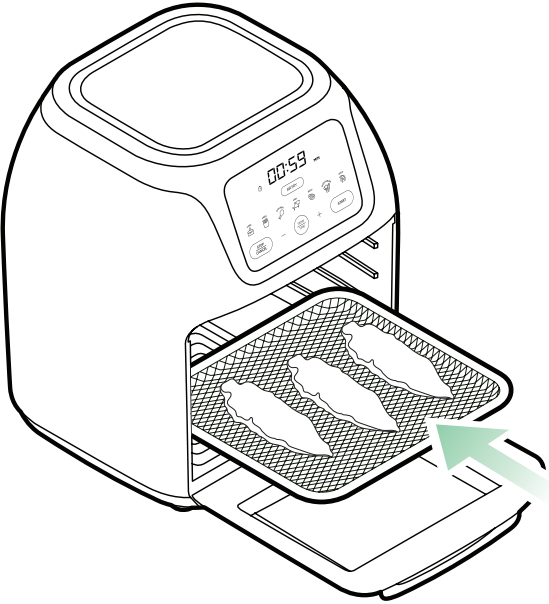 Chefman - Air Fryer+ RJ38-10-RDO-V2 - 2-қадамды пайдалану 2-қадамды пайдалану