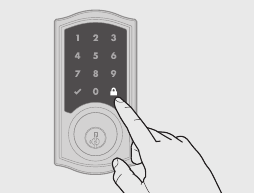 Kwikset - Smartcode 916 - Masterkod yoqilganda foydalanuvchi kodlarini qo'shish 6-qadam Masterkod yoqilganda foydalanuvchi kodlarini qo'shish 6-qadam