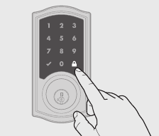 Kwikset - Smartcode 916 - Masterkod yoqilganda bitta foydalanuvchi kodini o'chirish 7-qadam Masterkod yoqilganda bitta foydalanuvchi kodini o'chirish 7-qadam