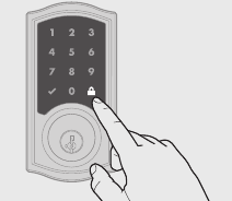 Kwikset - Smartcode 916 - Masterkodni o'chirish va o'chirish 3-qadam Masterkodni o'chirish va o'chirish 3-qadam