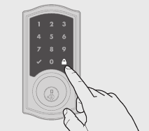 Kwikset - Smartcode 916 - Masterkodni o'chirish va o'chirish 5-qadam Masterkodni o'chirish va o'chirish 5-qadam