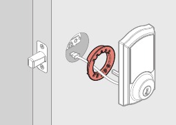 Kwikset - Smartcode 916 - Eshikdagi teshik noto'g'ri joylashgan Eshikdagi teshik noto'g'ri joylashgan