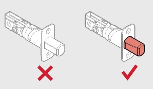 Kwikset - Smartcode 916 - Noto'g'ri deadbolt qulfi o'rnatilgan Noto'g'ri deadbolt qulfi o'rnatilgan