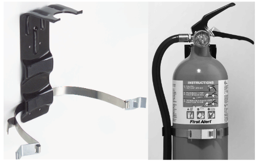 First Alert - FE3A40GR - Namestitev s kovinskim nosilcem Namestitev s kovinskim nosilcem