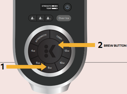 Keurig - K-Supreme Plus - Preden skuhate 4. korak Preden skuhate 4. korak