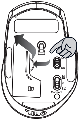 Onn - 100027829 - Installere batteri Trinn 1 Installere batteri Trinn 1